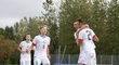 Čeští mladíci se radují z gólu
