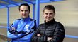 Karel Syrovátka (vpravo) je v osmadvaceti hlavním trenérem Milevska, jeho asistentem je jen o pár let starší Filip Škoch (33). Tvoří tak nejmladší trenérskou dvojici v divizi.