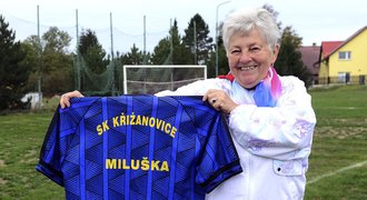 V Křižanovicích velí fotbalová babička, poslouchají i rozhodčí