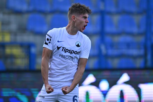 Ivan Varfolomejev slaví v dresu Slovanu Liberec Ivan Varfolomejev slaví v dresu Slovanu Liberec