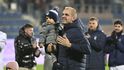 Vlastimil Daníček oslavuje vítězství Slovácka nad Plzní