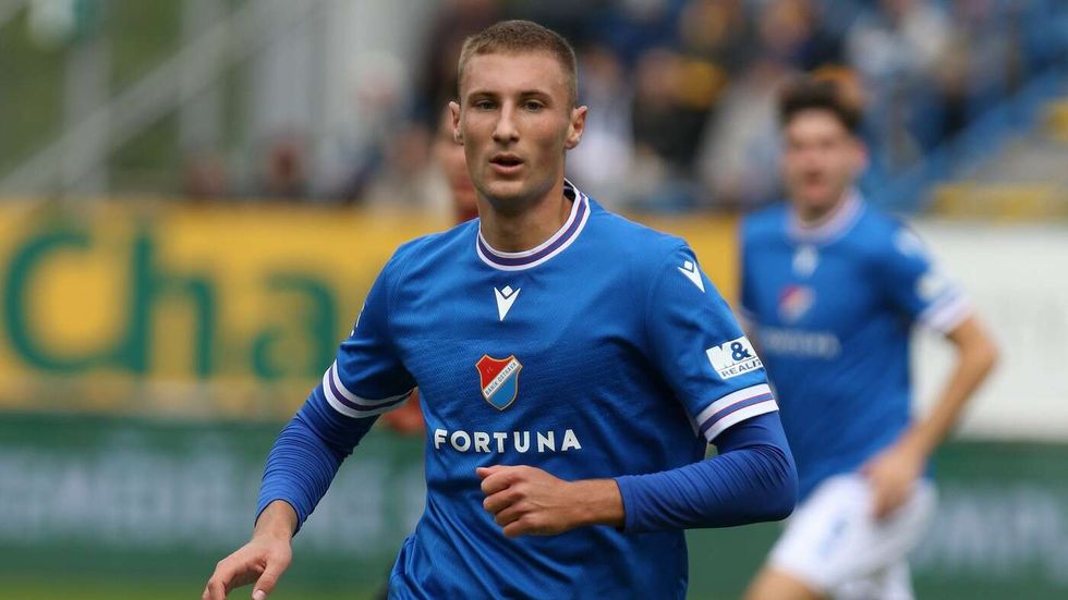 Ondřej Kričfaluši v dresu Baníku