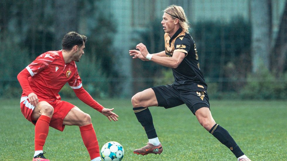 Vlasij Sinjavskij v dresu Baníku Ostrava
