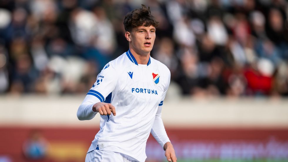 Mladý útočník Jakub Pira v dresu ostravského Baníku