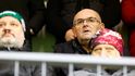 Miroslav Pelta na tribuně během utkání Jablonce s Duklou