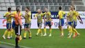 Fotbalisté Zlína slaví gól