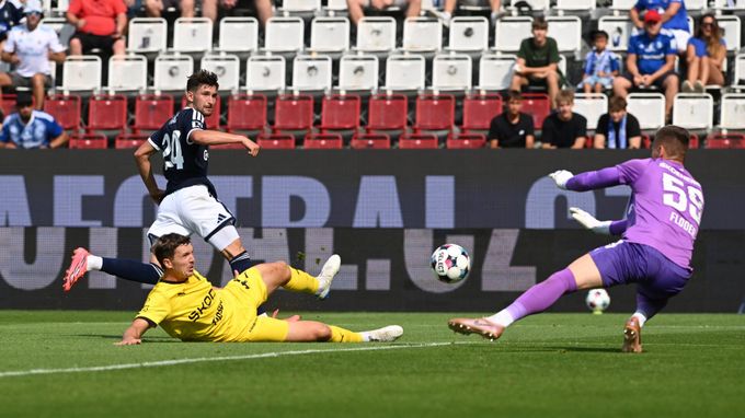 Olomouc - Ml. Boleslav 2:2. Zábavný zápas bez vítěze, Sejk srovnal z přímého kopu Olomouc - Ml. Boleslav 2:2. Zábavný zápas bez vítěze, Sejk srovnal z přímého kopu