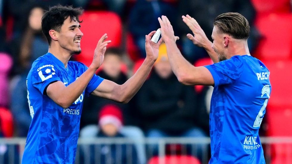 Patrik Dulay a Dominik Plechatý slaví