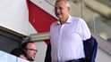 Jaroslav Tvrdík při zápase Slavie proti Pardubicím