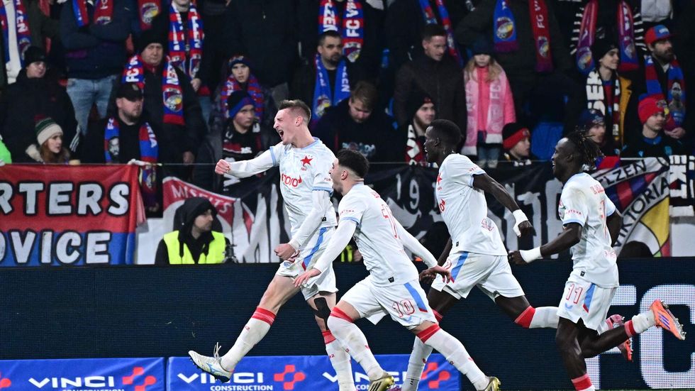 Štěpán Chaloupek vstřelil v Plzni třetí gól Slavie