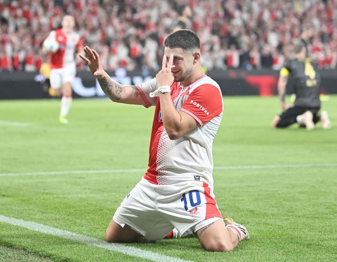 Záložník Slavie Christos Zafeiris Záložník Slavie Christos Zafeiris