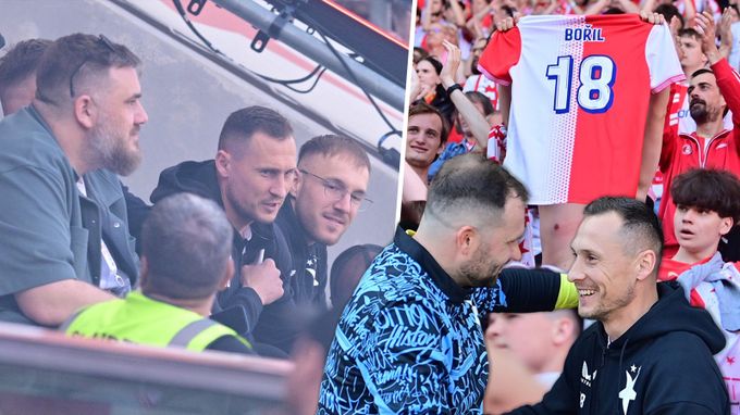 Obrat Slavie s potrestaným Bořilem u lavičky: radil trenérům, fanoušci skandovali jeho jméno Obrat Slavie s potrestaným Bořilem u lavičky: radil trenérům, fanoušci skandovali jeho jméno