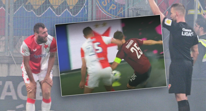 Chorý vs. Sörensen potřetí: slávistický hrubián zase útočil, tentokrát byl vyloučen Chorý vs. Sörensen potřetí: slávistický hrubián zase útočil, tentokrát byl vyloučen