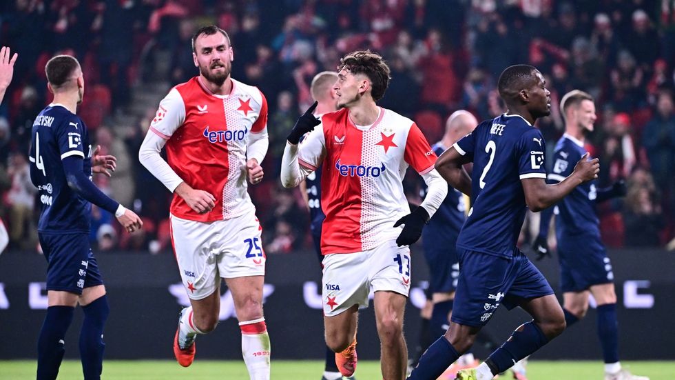 Mojmír Chytil slaví gól proti Slovácku