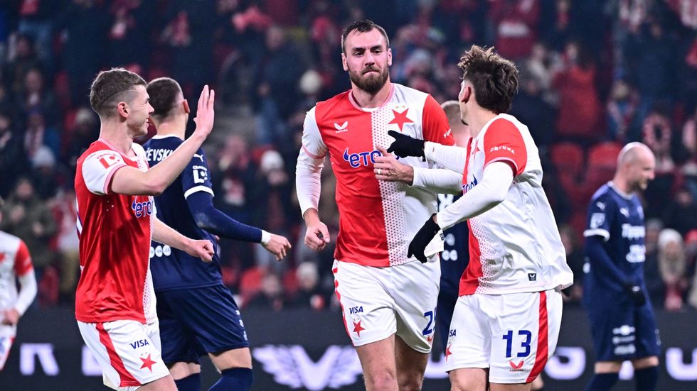 Mojmír Chytil slaví gól proti Slovácku