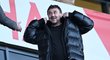 Slávistický majitel Pavel Tykač před derby Slávistický majitel Pavel Tykač před derby