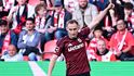 Sparťanská radost po brance v derby proti Slavii