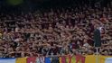 Fanoušci Sparty si po gólu Jonatana Brunese zaveslovali po vzoru vikingů