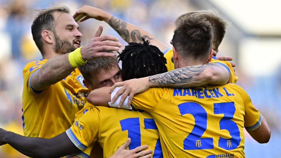 Radost fotbalistů Teplic