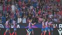 Fotbalisté Plzně slaví gól do sítě Zlína