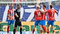 Fotbalisté Zbrojovky slaví druhou branku v derby