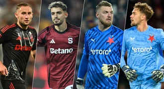 Vyrovnané dvojky napříč ligou: gólmani Slavie i dilema v Baníku. Hlasujte, kdo je lepší