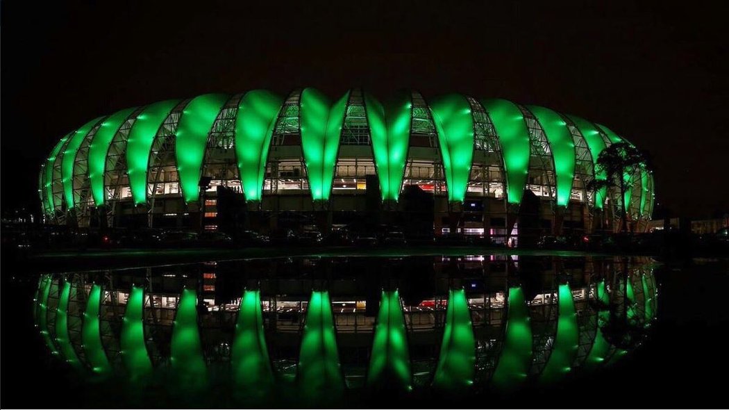 Stadion Beira Rio v brazilském Porto Alegre