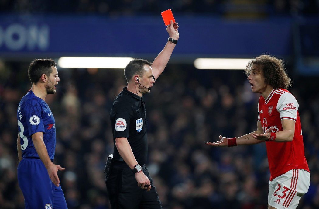 David Luiz se divil, ale moc dobře věděl, za co viděl červenou kartu