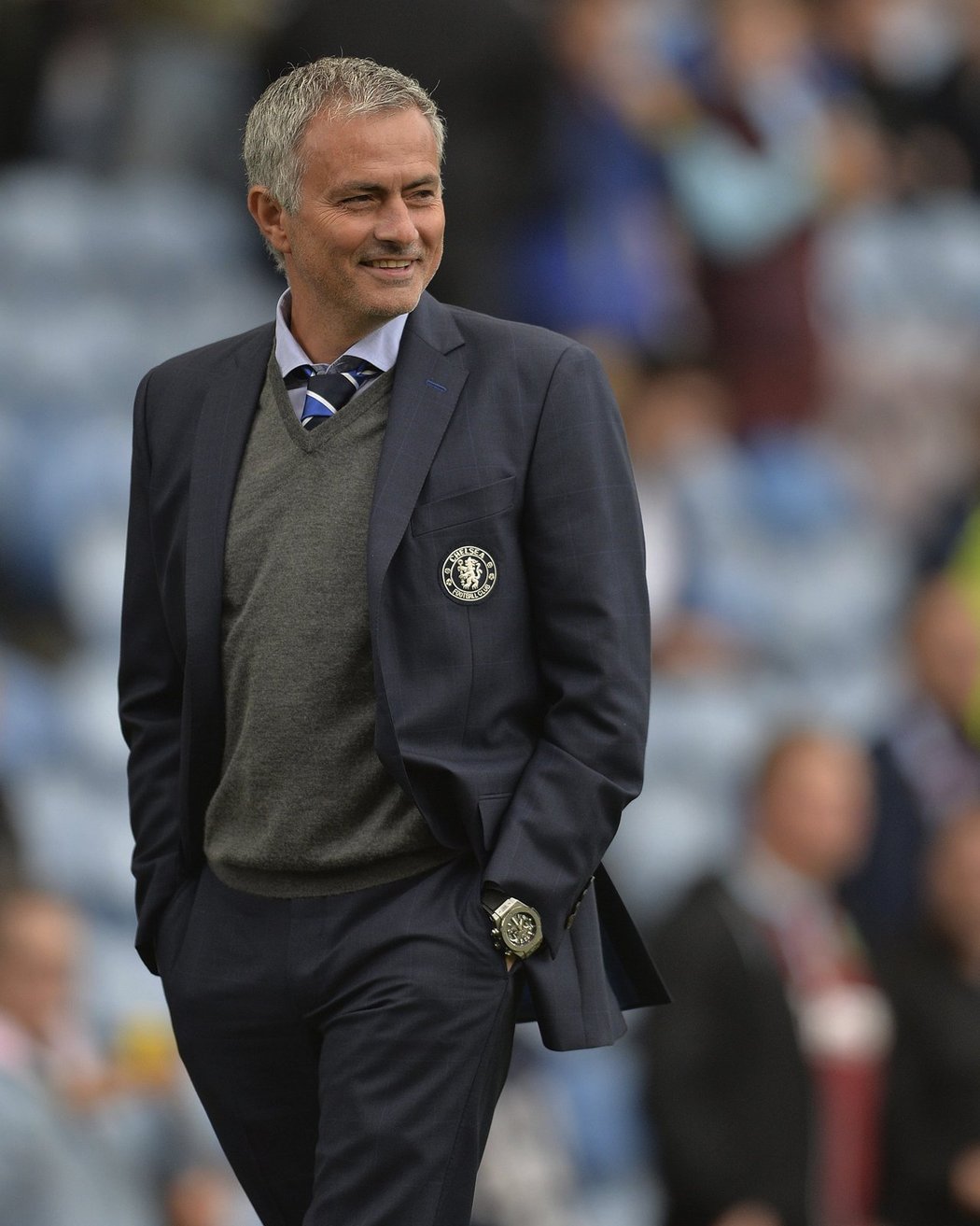 Jose Mourinho měl před zápasem výbornou náladu