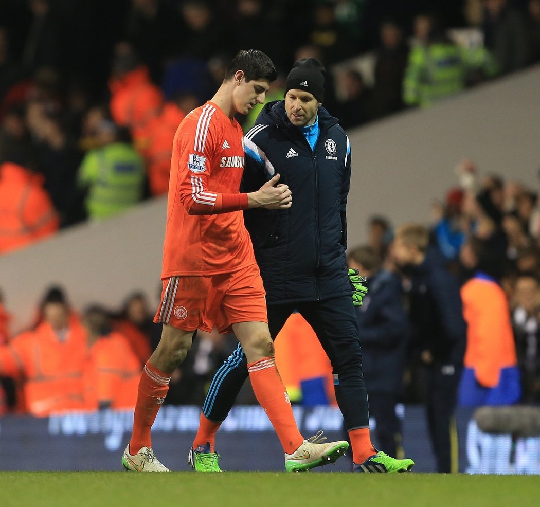 Belgický gólman Chelsea Thibaut Courtois