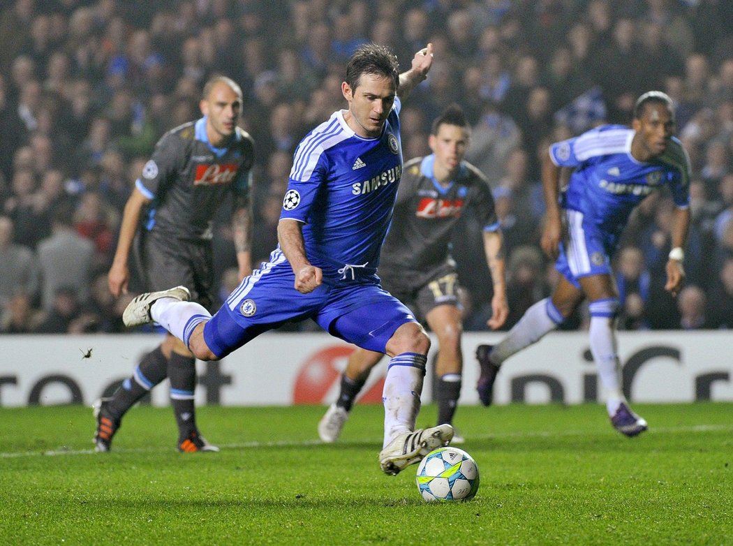 Lampard dává třetí gól Chelsea