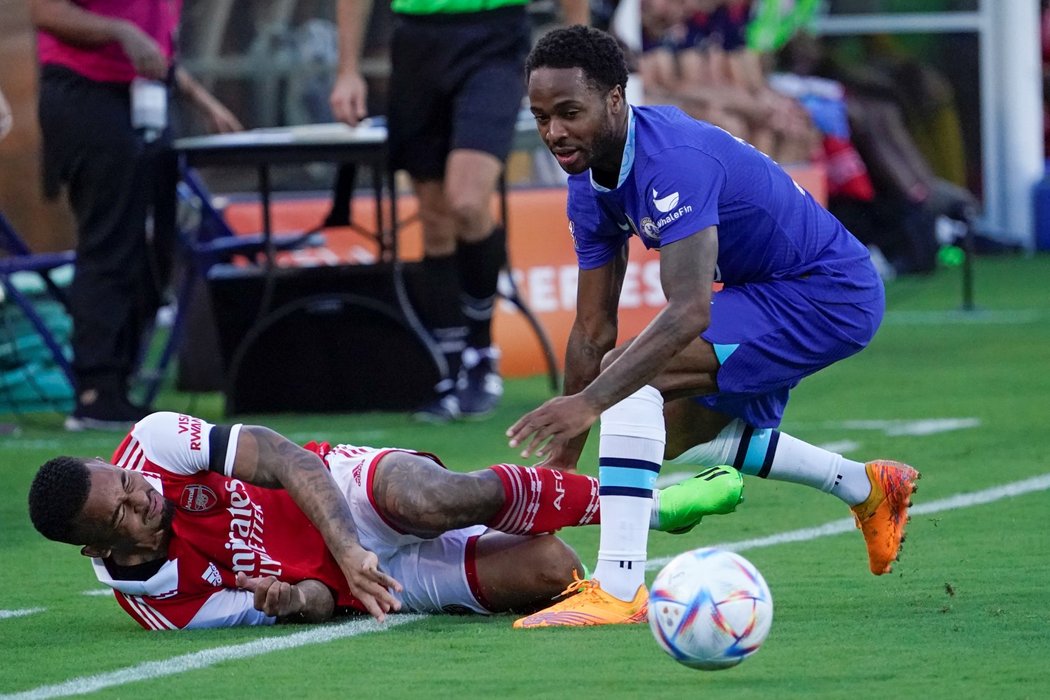 Raheem Sterling v dresu Chelsea