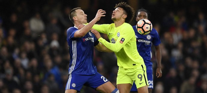 John Terry v dresu Chelsea v utkání FA Cupu