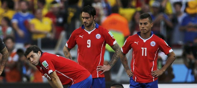 Zklamání chilských fotbalistů bylo obrovské