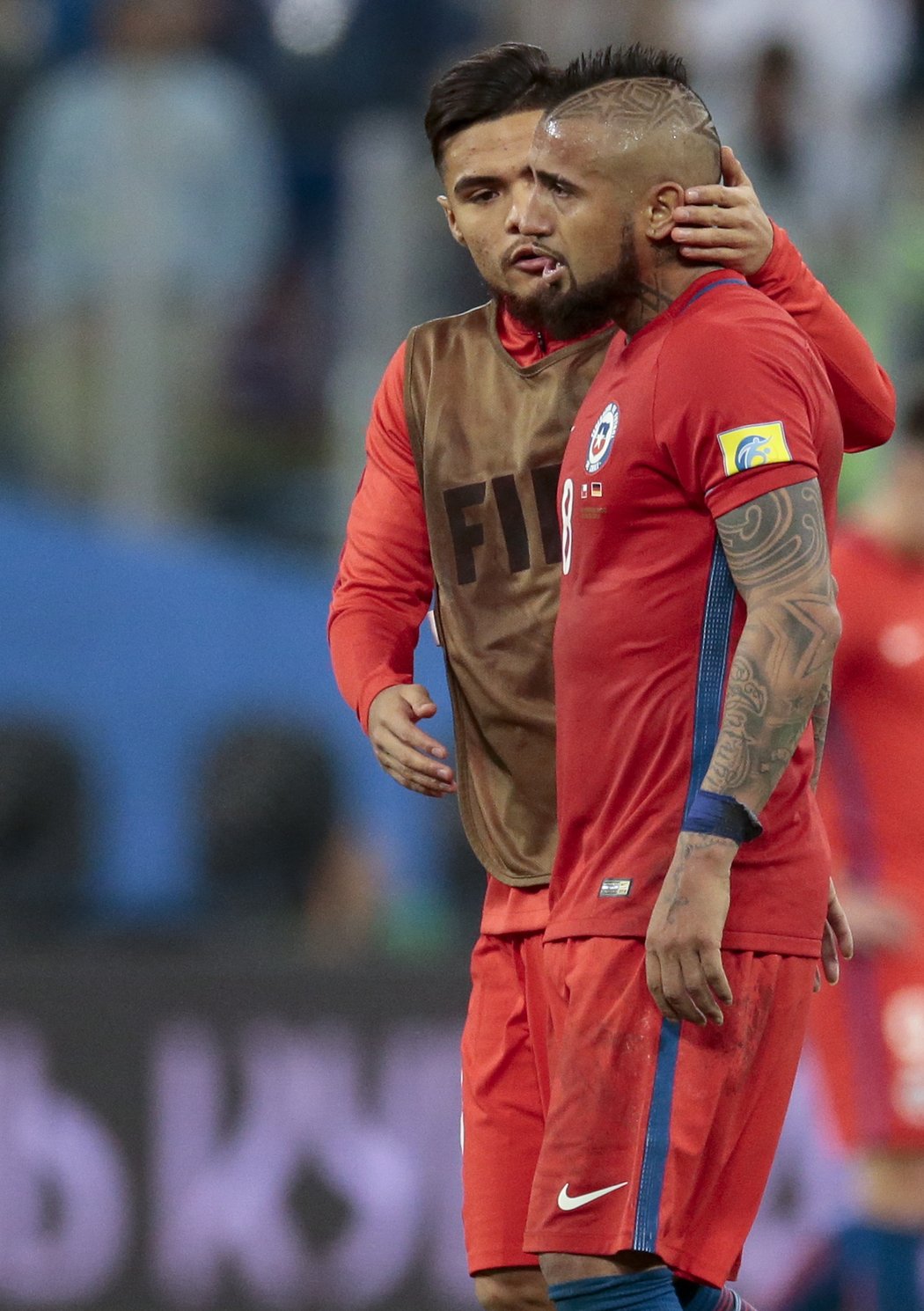 Chilský smutek po prohraném finále turnaje FIFA nad Německem