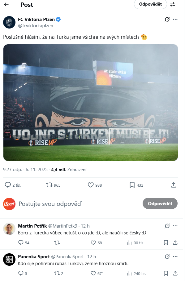 Viktoria příspěvek po pátečním poledni smazala Viktoria příspěvek po pátečním poledni smazala