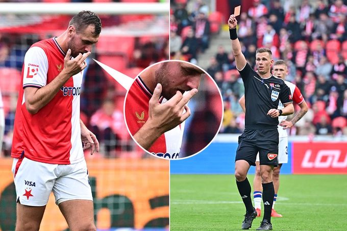 Eden v šoku: další zkrat Chorého! Ukázal prostředníček rozhodčímu a byl vyloučen. Zase Eden v šoku: další zkrat Chorého! Ukázal prostředníček rozhodčímu a byl vyloučen. Zase