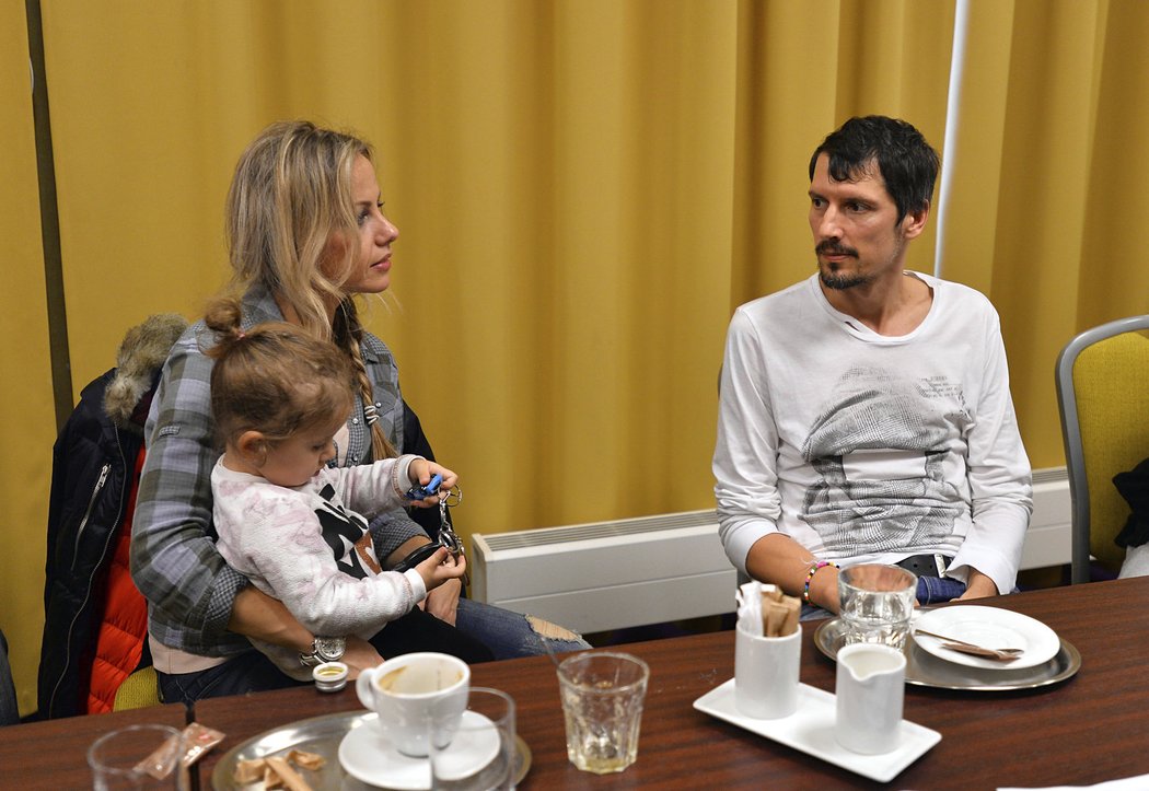 Marián Čišovský s manželkou Martinou a jejich dcerou Tinou