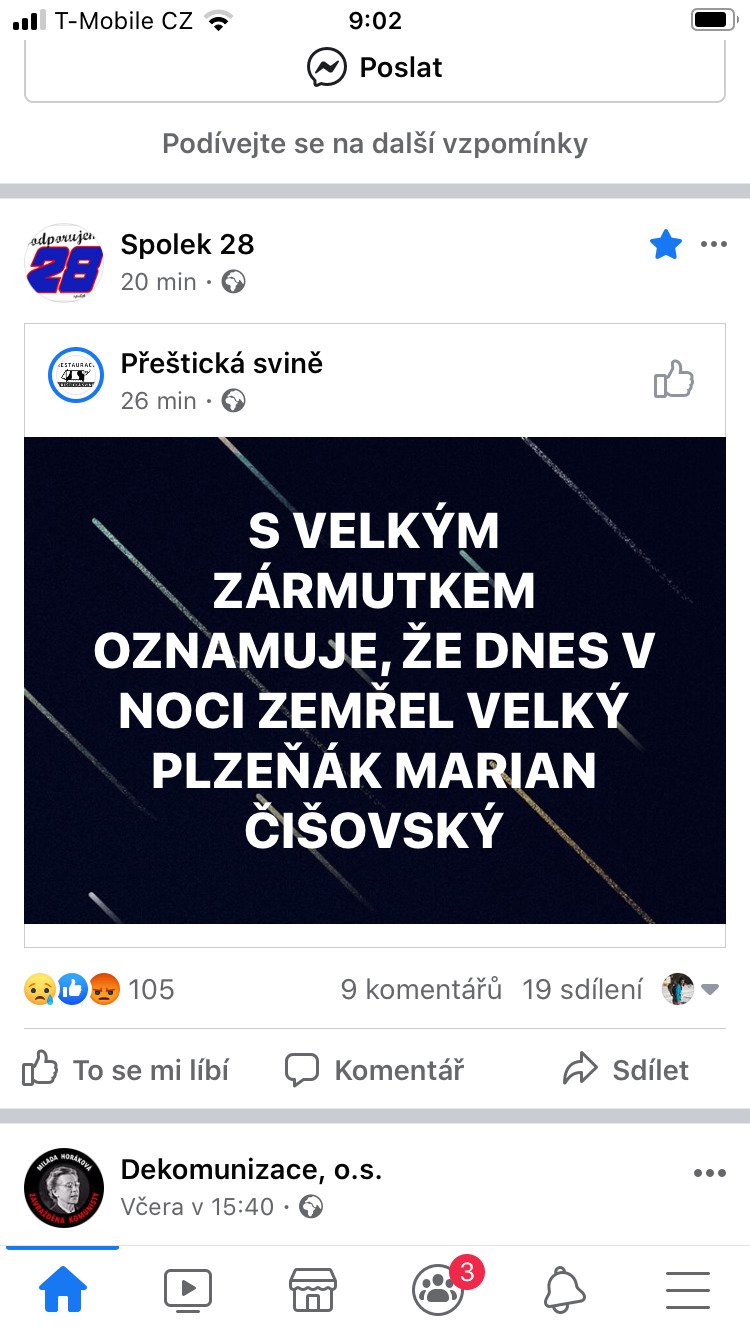 Tragická zpráva o úmrtí Mariána Čišovského se objevila v neděli ráno na sociálních sítích.