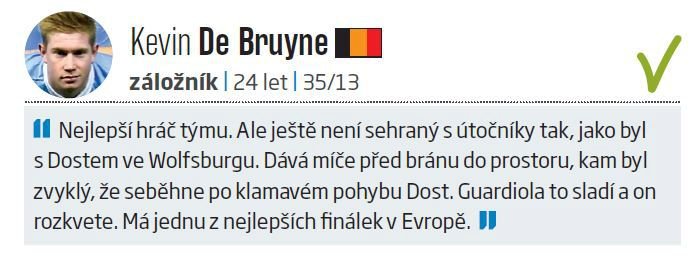 Záloha: Kevin De Bruyne