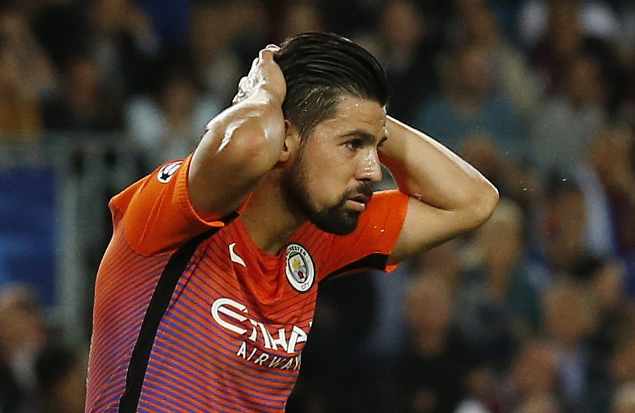 Diego Nolito v dresu Manchesteru City