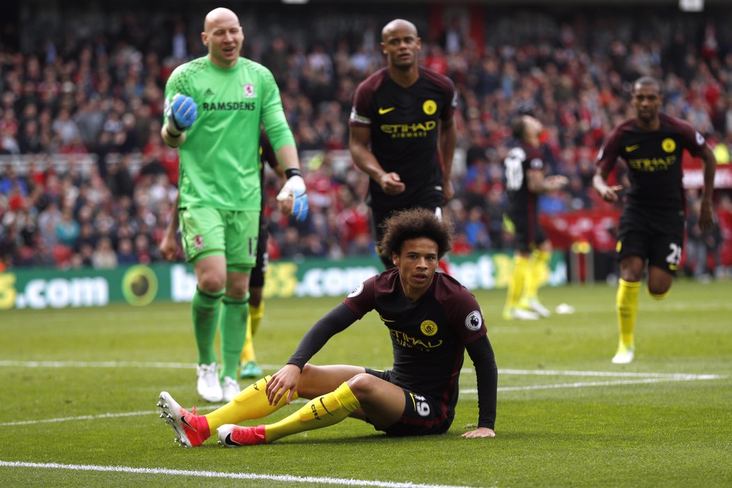 Leroy Sané vybojoval penaltu pro Coty