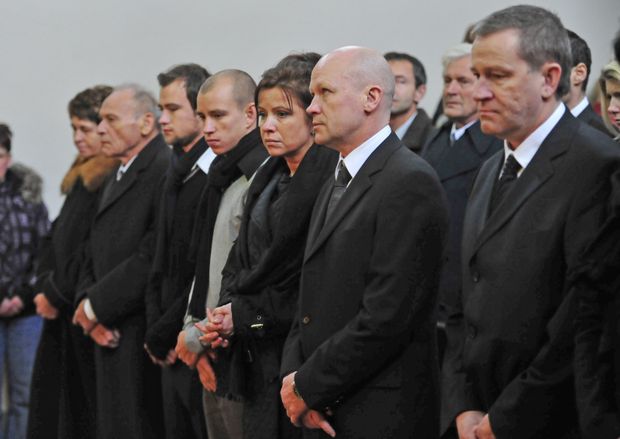 Pohřeb Haškova otce v nymburské obřadní síni Pohřeb Haškova otce v nymburské obřadní síni