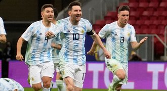 Copa América: Argentina udolala Kolumbii na penalty, finále s Brazílií