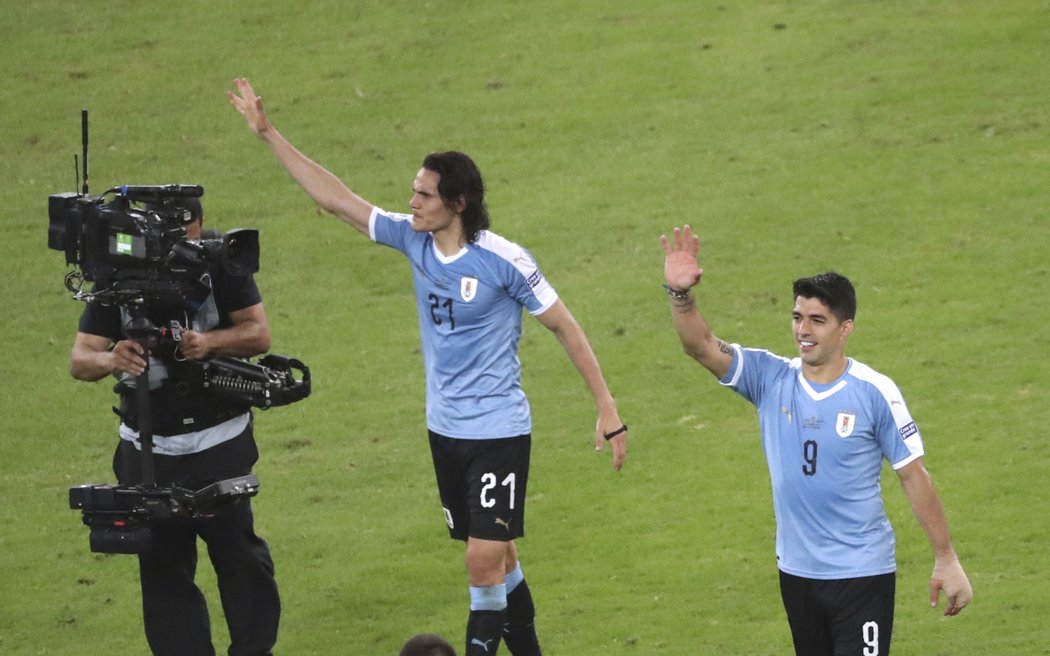Luis Suárez v dresu Uruguaye na Copě Americe