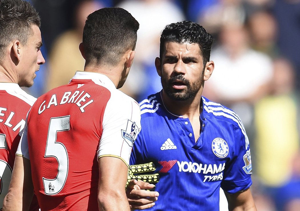 Diego Costa, mnohými hráči nenáviděný útočník Chelsea