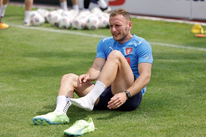 Vladimír Coufal na reprezentačním srazu Vladimír Coufal na reprezentačním srazu
