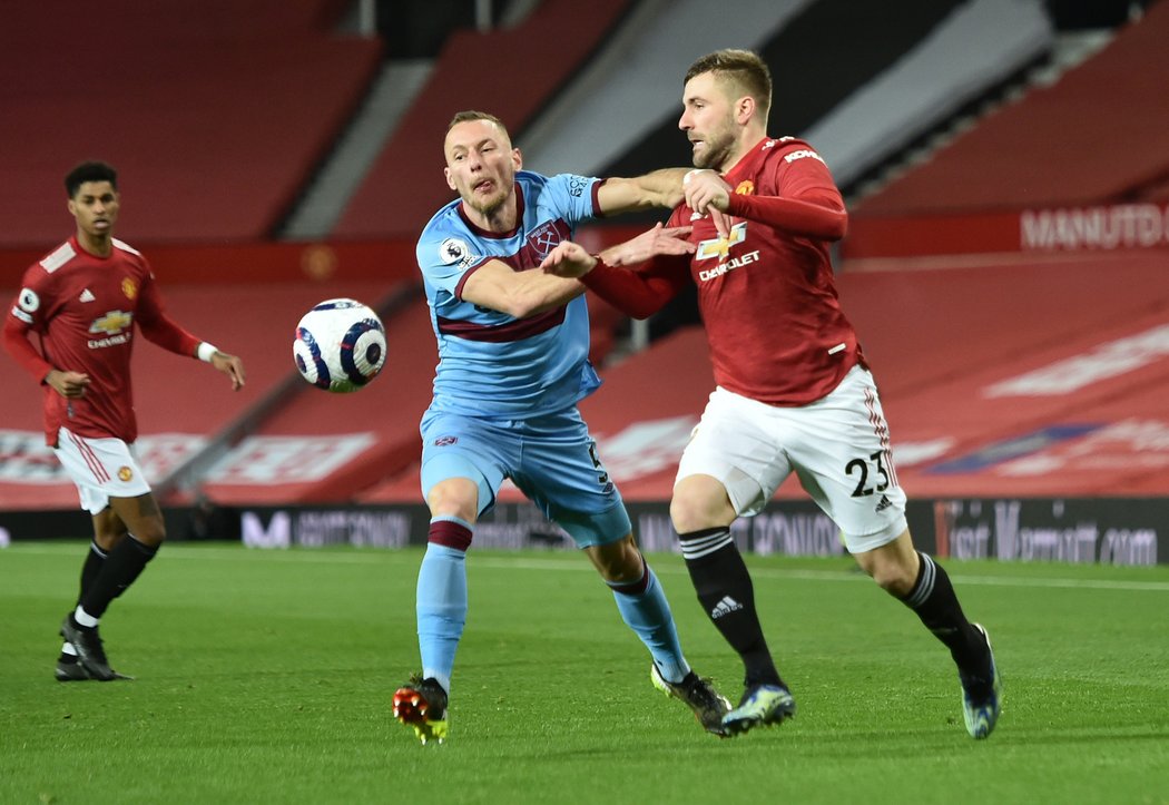 Vladimír Coufal na Old Trafford