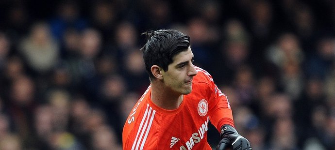 Belgický brankář Chelsea Thibaut Courtois