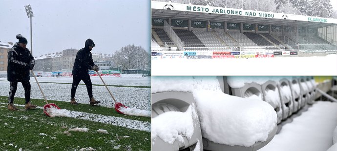 Sněžení ruší fotbal! Svědík nechápe, proč se v Olomouci hrálo